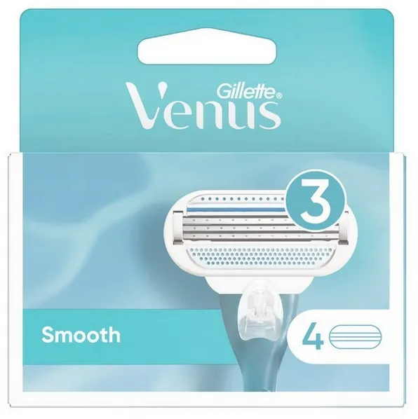 Gillette - Venus Smooth Barberblad - 4-pakning